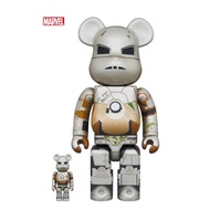 [In Stock] Be@RBRICK x Marvel Iron Man Mark 1 100%+400% (Medicom Toy Exhibition 2023 Exclusive) bearbrick MK1