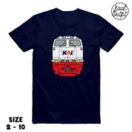 CC203 Navy Locomotive Kids T-Shirt Free Name