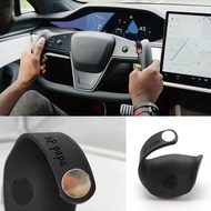 AP PAPA Car Yoke Steering Wheel Booster Autopilot Counterweight Weight Ring FSD For Tesla Model S X 