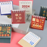 XOYU 2024 Mini Desk Calendar Office School Supplies Calendar Desk Record Time Calendar Monthly Planner Desk Accessories Decoration SG