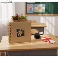 [Nto] 40 Pages Scrapbook Photo Album Memory Book Thi Paper for Travel Graduation Wedding Anniversary