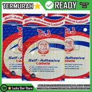 T & J No 123 Label Undangan 123 Stiker Nama Tj Tom Jerry Isi 10 Lembar Alat Perlengkapan Peralatan S
