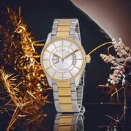นาฬิกาข้อมือผู้ชาย MIDO Belluna Automatic รุ่น M001.431.22.031.00 ขนาดตัวเรือน 40 มม.หน้าปัดสีเงิน ตัวเรือน สาย และ กรอบ Stainless steel 2กษัตริย์ สีเงิน/ทอง