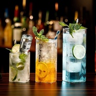 Coffee Cup 250ml 350ml 450ml Heat-Resistant Square Milk Glass Transparent Package Hub Cold Drink