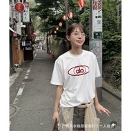 ALO American letter printed T-shirts for men and women are cotton loose breathable short sleeves.