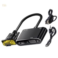 YXA Quality Metal VGA To change Supports 2560x1440 For Computer Equipment