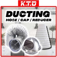 DUCTING FLEXIBLE ALUMINIUM HOSE DUCTING PIPE REDUCER STAINLESS STEEL DUCTING CAP KITCHEN COOKER ROOM