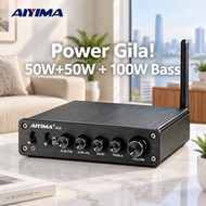 AIYIMA A01 Stereo Amplifier Class D Hi-Fi Audio Amp with Bass Mid Treble Control for Home Speaker
