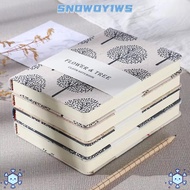 SNOWOY1WS Flowers Notebook, A6/B6 Super-thick Hand Account Book, 2026 Hardcover Cloth-covered Journa