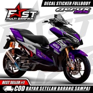 Decal Stiker striping AEROX 155 motif ducati Full body variasi-Decal Aerox 155 VVA Ducati