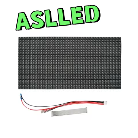 HUB75 P5 Indoor SMD 3IN1 RGB LED Matrix Module 64x32 Pixels LED Video Display Full Color Panel 1/16 