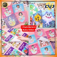 Children's Sticker Book /Reusable Sticker/ Sticker Activity Book Stickerbook Children's Educational Toy CVJ