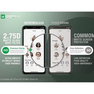 磨砂版 iPhone 11 PRO MAX 6.5”版本專用手機貼 2.75D全覆蓋 磨砂 鋼化玻璃貼 聽筒設有防塵網