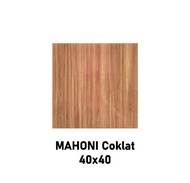 KERAMIK MOTIF KAYU 40x40 ARES MAHONI