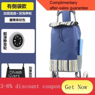 ! trolley cart 【In stock】Oxford Cloth Trolley Cart Trolley Bag Shopping Trolley Foldable Trolley Detachable Casing Oxfor