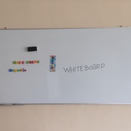 whiteboard magnet papan tulis whiteboard gantung 120 cm x 240 cm