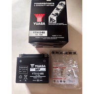 YUASA 💯 ORIGINAL YTX12-BS FREE MAINTENANCE BATTERY <WARRANTY 3month>