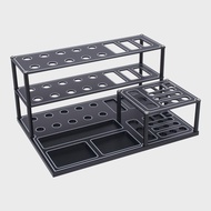 อลูมิเนียมเครื่องมือไขควง Storage Rack ขาตั้งซ่อม 29 หลุมสําหรับ Hex Cross Screw Driver รุ่น RC DIY