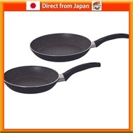 Ballarini "Pavia Frying Pan 2pc Set (24cm, 28cm) Made in Italy" Set, for Gas Stoves Only, Granitium 