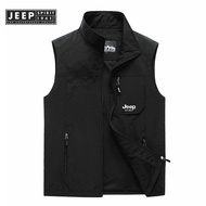 Áo ghi lê cỡ lớn cho nam chụp ảnh trẻ trung và trung niên áo ghi lê Áo khoác câu cá Jeep Spirit Vest