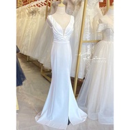 结婚注册ROM白色小礼服/ROM WHITE DRESS