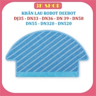 Cleaning cloth, cleaning rag for Ecovacs Deebot DJ35, DN33, DN55, DN320, DN36, DN39, DN520 robot vac