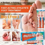 Antifungal Athlete's Foot Treatment Cream Relieves Itching Eliminates Odor & Fights Fungal Infection