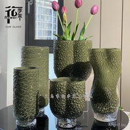 Pasu Kaca Polka Dot Denmark Pereka HJM Model Ruang Tamu Mewah Gubahan Bunga Rumah Hiasan Hiasan Lemb