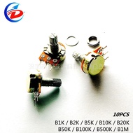 10PCS WH148 Single potentiometer B1K / B2K / B5K / B10K / B20K / B50K / B100K / B500K / B1M variable