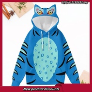 Kids Kpop Hunter Tiger Costume Hoodie, Kpop Hoodie For Fans, Fun Kpop Tiger Costume Outfit, Hallowee