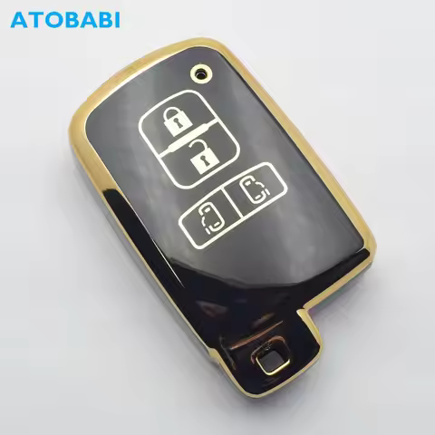 TPU Car Key Cover Remote Fobs Shell Case Auto Accessories For Toyota Sienta 2017 2018 2019 Alpard Ve