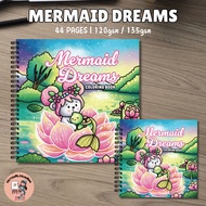 MERMAID DREAMS BY Anna Emilia Colouring Books 44 Pages