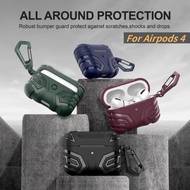 Simple Mech Anti Drop Case For Airpods 4 Case Cover Bluetooth Earphone Case Airpods4 Protective Case