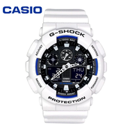 ST200/[100% Original Casio G Shock]G-shock Men's Resin Strap Watch Extra Large Series GA100-1A2