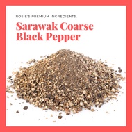 500g/1kg Sarawak Black pepper coarse | Lada hitam kasar | 黑胡椒粗 | Halal Keto Ingredient