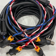 4-core copper speaker wire set with 30 Meter neutrik jack