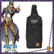 【JoJo的奇妙冒險 石之海】空條承太郎 單肩包 #黑 JO22A282BK