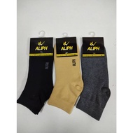 ALIPH Ankle Men Socks (Art 104) Bk/Gy/Beigh