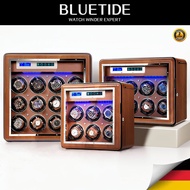BLUETIDE Watch Winder Box Automatic 2/6/8/12 Slot Watch Box Storage With Key lock watch display box