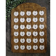 Good Christmas Arrival Wooden Sign Calendar Wooden Crafts Christmas Calendar Home Decoration