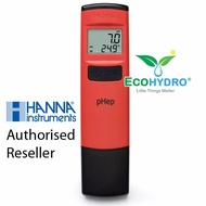 ORIGINAL Hanna Instruments pH Tester HI98107 pH Meter hydroponics fertigasi H198107 red HI98108 whit