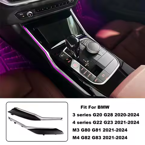 Center Console Saddle Atmosphere Light For BMW 3 Series i3 G20 G22 G80 G82 Ambient Lighting Interior