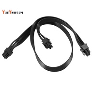 PCI-E 6 Pin to 2 Ports 6+2 Pin Power Supply Cable 6Pin to 8Pin for  V Series V850 V700 V1000 Modular
