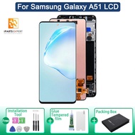 IPARTSEXPERT LCD For Samsung Galaxy A51 LCD A515F SM-A515F/DS A515F/DS A515F Display Touch Screen Digitizer For Samsung A515 Display【Exclusively Customized Package】