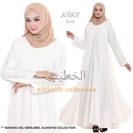 ABAYA AVAV WARNA BAHAN JETBLACK KOMBINASI SIFON MATA-MATA BLINK EXCLUSIVE PRODUSEN ABAYA GAMIS KOKO 