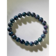 #B676-3 100% Natural High Quality Ruby Zoisite Bracelet 8.7mm