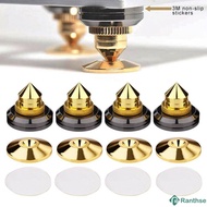 ❥❥ Shock Absorber Foot   Speaker Amplifier Cd Player Adjustment Shock Absorber Foot Pad Thickened Round Head Rack Audio Accessories