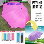 CUSTOM 3-FOLD UMBRELLA 3-DIMENSIONAL MAGIC FOLDING UMBRELLA/ PROMOTIONAL FOLDING UMBRELLA/