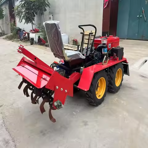 Garden miniature wheeled mini tractor diesel cultivator for tractor wholesale mini tractor