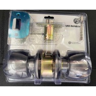 SK 588 S/S Door Knob Lock With PVC Door Pad Pairsset3 Colour